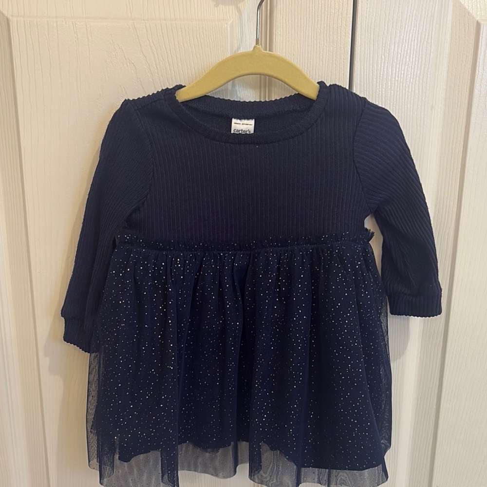 Carter's Navy Blue Formal Kids Dress